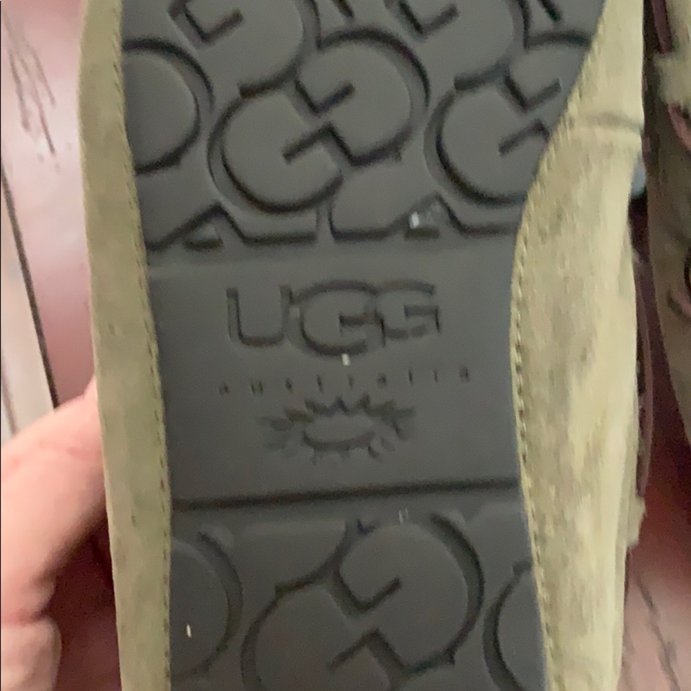 UGG’s Men’s Suede Slippers - Picture 2 of 7